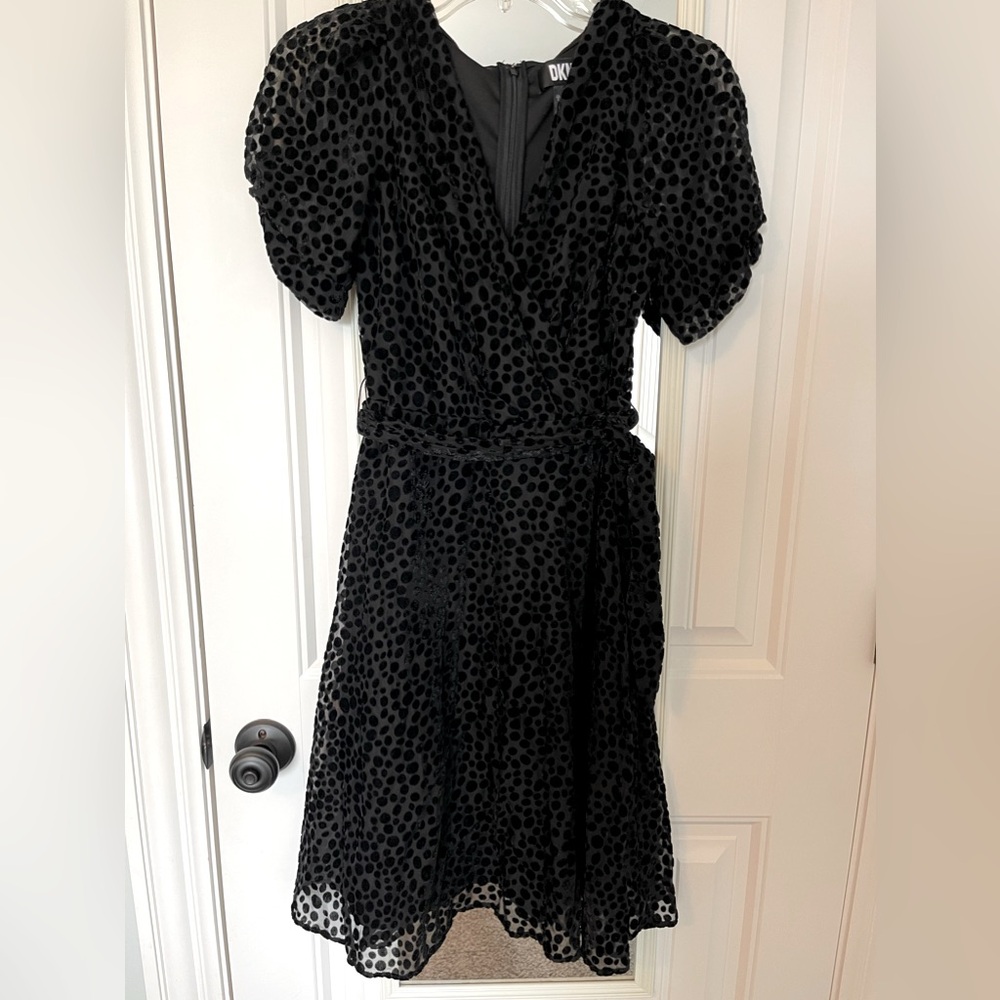 DKNY Faux wrap dress size 2